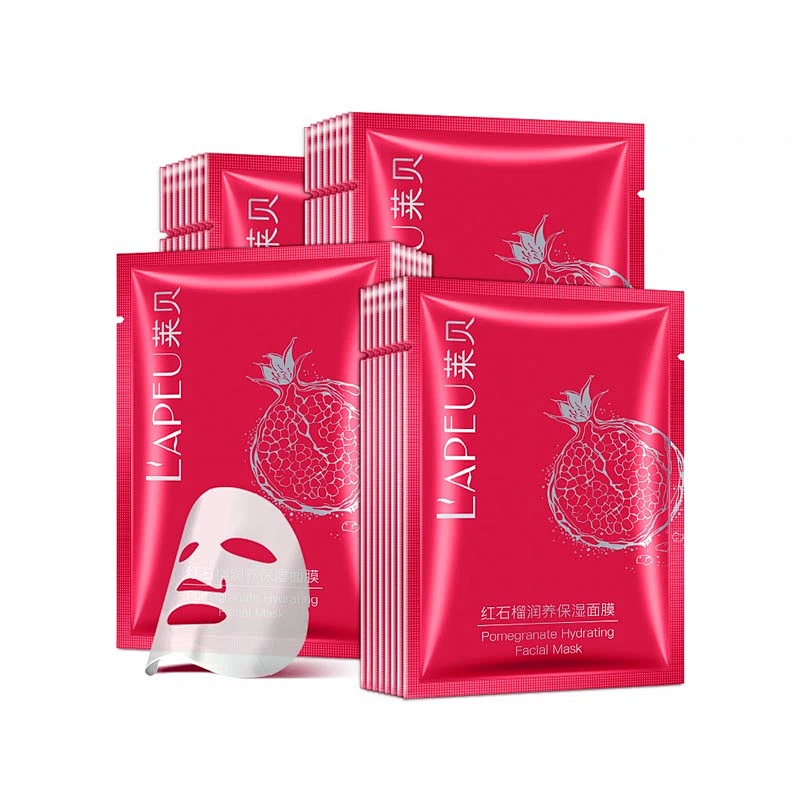 Red pomegranate nourishing hydrating mask natural face pack deep moisturizing facial mask