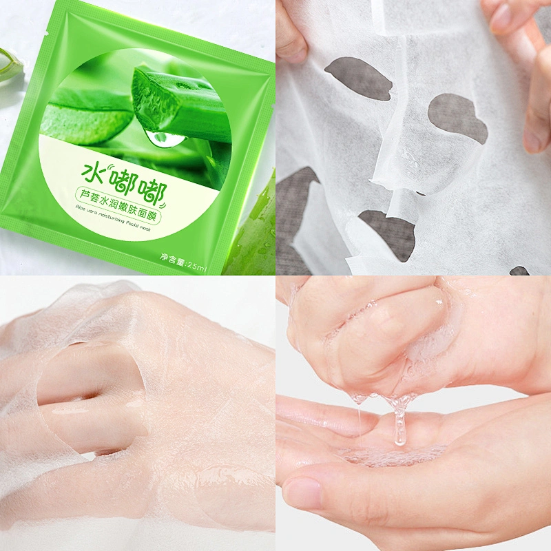 Soothing gel face mask collagen face mask pack aloe vera face sheet mask
