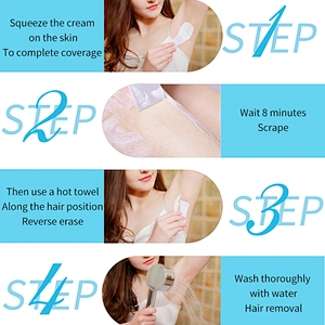 COSHARE 100g Painless body depilatory natural hair removal cream