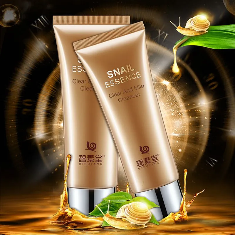 OEM Snail essence face cleanser deep cleansing skin whitening facial cleanser