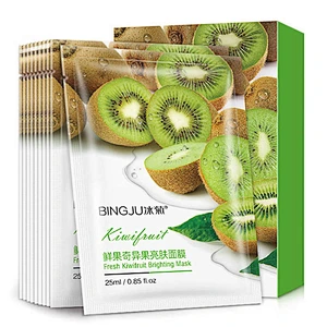 OEM Moisturizing Nourishing Fresh Fruit Facial Mask Hyaluronic Acid Brightening Face Mask Sheet