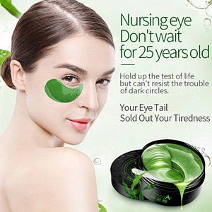 Private label Nourishing algae eye mask for remove dark circles, under eye bags Moisturizing seaweed eye mask