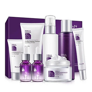 ODM aloe face skin care set organic whitening skin care gift set private label