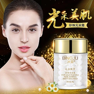 BINGJU manufacturer moisturizing nourishing face cream beauty products golden pearl whitening cream