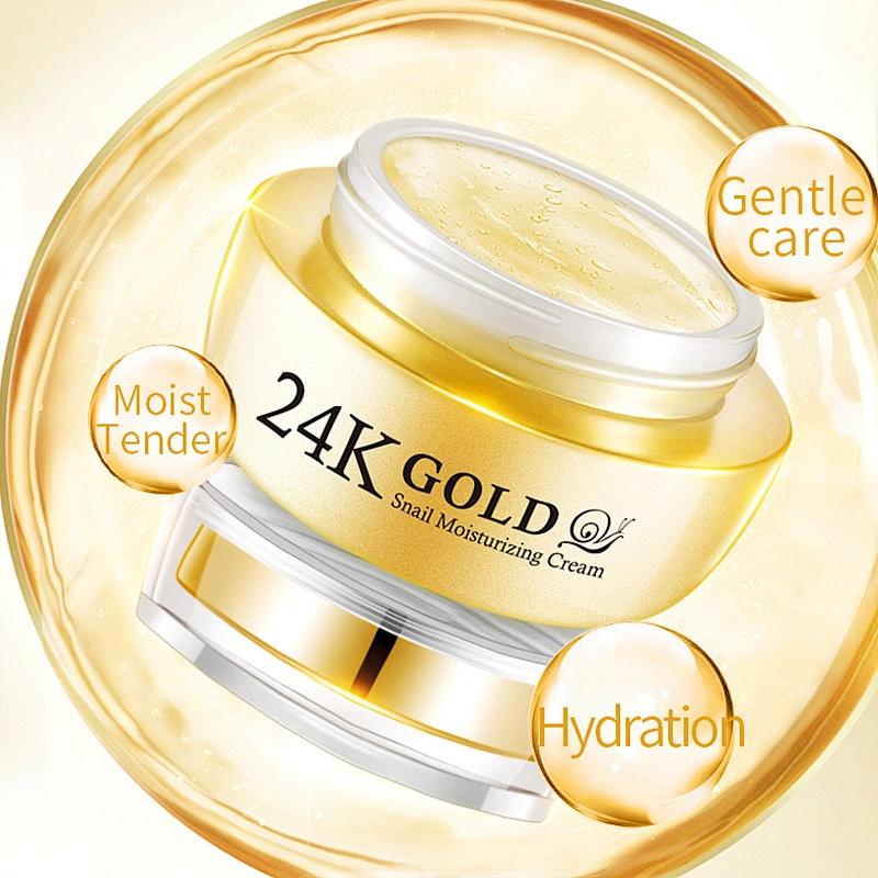 Private label 24K Pure Gold Snail Serum Anti Wrinkle Cream
