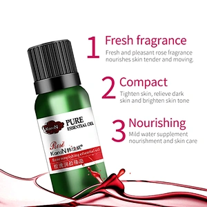 10ml glass bottle 100% pure natural rose essential oil