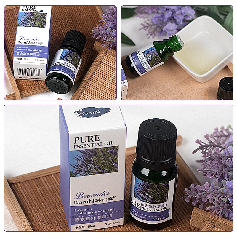 10ml glass bottle 100% pure natural lavender essential oil
