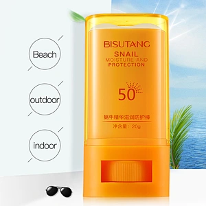 Bisutang Summer Sunscreen Snail Essence Moisturizing Protective Skin Anti-UV Whitening Concealer Cream