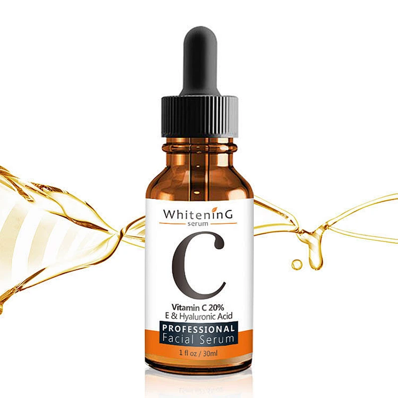 OEM Private label Skin care Hyaluronic acid Face serum Natural organic Anti aging whitening Vitamin C serum