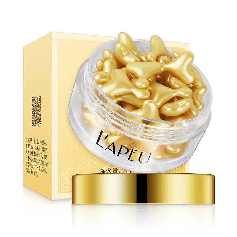 OEM custom anti wrinkle serum Revitalize moisturizing sheep placenta capsules face serum