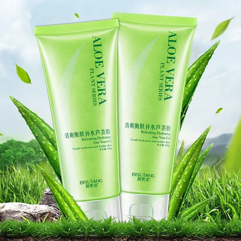OEM price private label 100% natural organic pure aloe vera soothing gel bulk for face