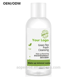 OEM/ODM private label green tean refresh oil control cosmetics and skin care make up remove water