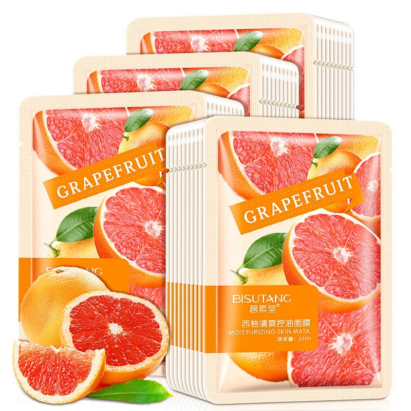 Fruit Skin Care Grapefruit Face Mask Moisturizing Oil Control Facial Mask
