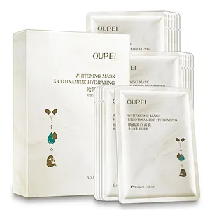 Anti-aging bio cellulose facial mask sheet for whitening and hydrating
