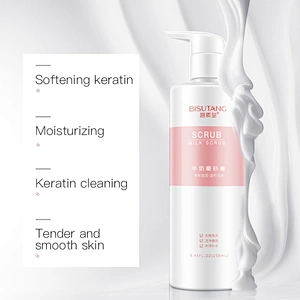 OEM Factory supply natural body scrub helps with stretch marks milk exfoliating scrub