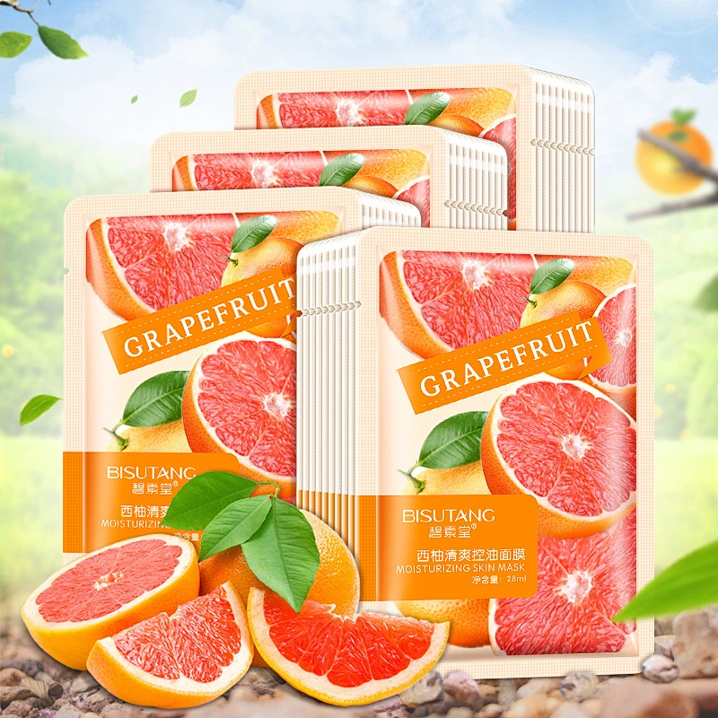 Fruit Skin Care Grapefruit Face Mask Moisturizing Oil Control Facial Mask