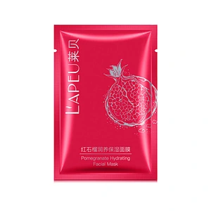 Red pomegranate nourishing hydrating mask natural face pack deep moisturizing facial mask