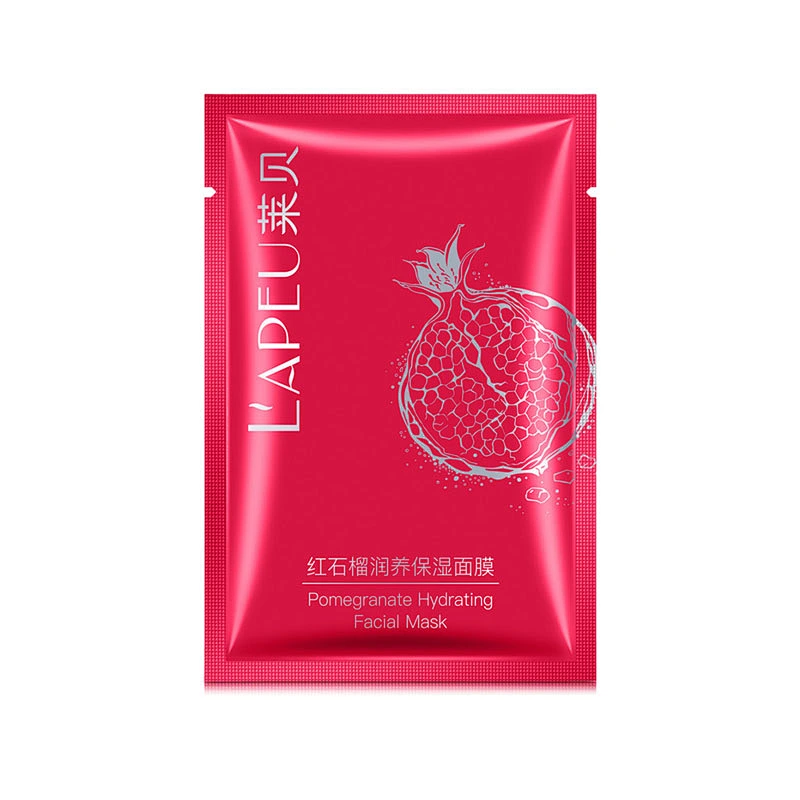Red pomegranate nourishing hydrating mask natural face pack deep moisturizing facial mask