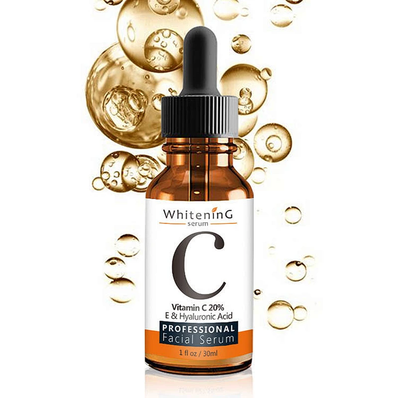 OEM Private label Skin care Hyaluronic acid Face serum Natural organic Anti aging whitening Vitamin C serum