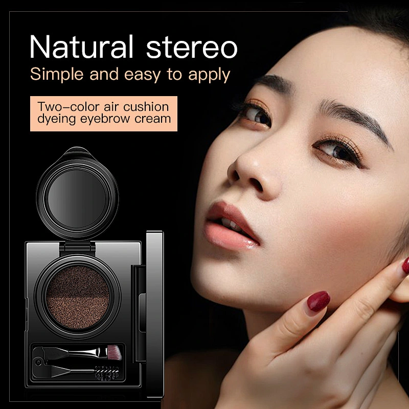 Factory price beauty makeup eyebrow powder private label 2 colors eyebrow cream