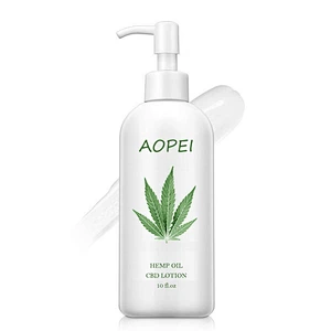 Private label Hemp Extract Oil Lotion Natural Organic Moisturizing Whitening Hemp CBD Body Lotion
