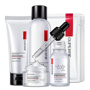 Private label professional skin care set whitening