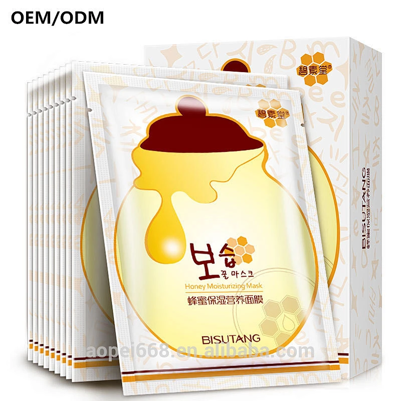 Best selling anti aging custom facial mask korea honey essence silk face mask