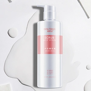 OEM Factory supply natural body scrub helps with stretch marks milk exfoliating scrub