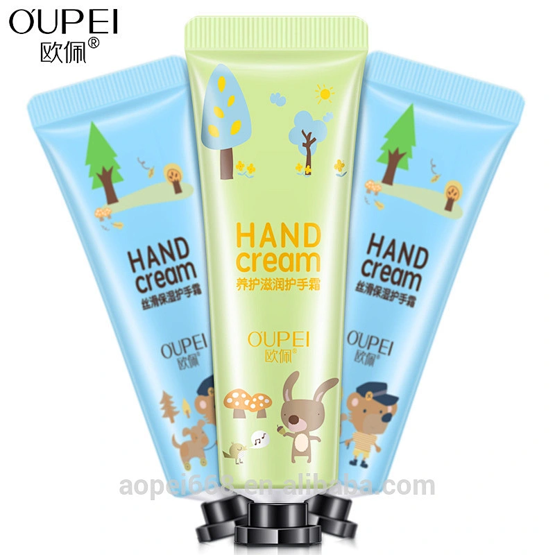 Cute cartoon design hand cream for dry hands softening cream for kid