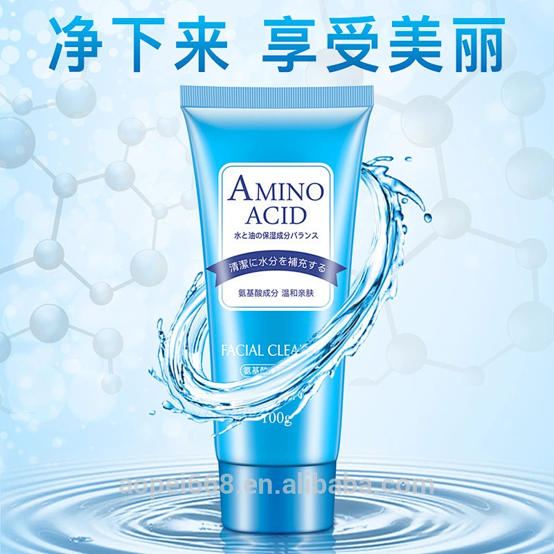 Amino Acids Face Skin Care Wash Oil Control Whitening Moisturizing Face Cleanser