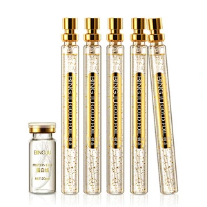 Remove wrinkles Facial thread lift Gold Protein Peptide Line Carving Face Essence Serum