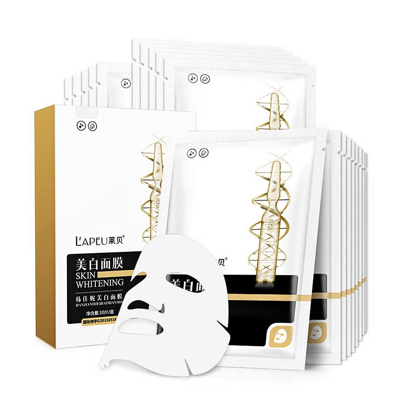 OEM Private label Arbutin face moisturizing whitening facial mask for sheet