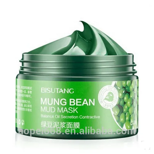 Good quality acne treatment mask oil-control green clay mud mask