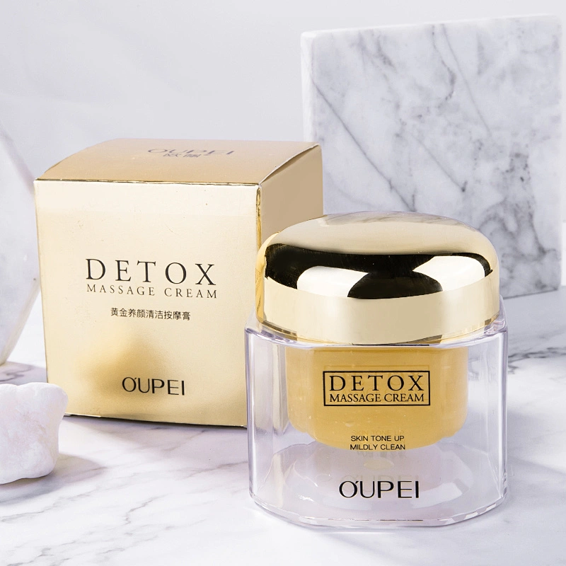 Skin Care Beauty Facial Whitening 24k Gold Massage Cream Deep Cleansing Body Face Massage Cream