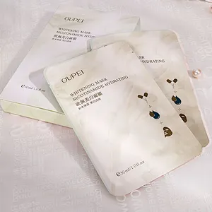 Anti-aging bio cellulose facial mask sheet for whitening and hydrating