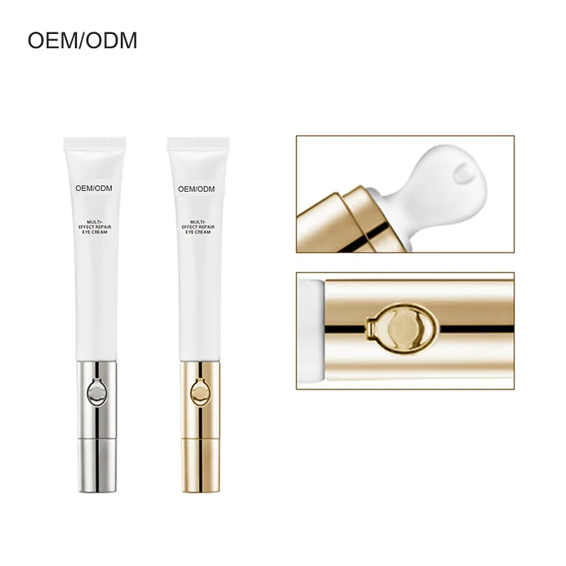 Private Label Instant Remove Wrinkle cream with eye cream applicator with metal massager