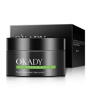 OEM Deep cleaning blackhead removal oil control facial mask activated bamboo charcoal peel-off black face mask