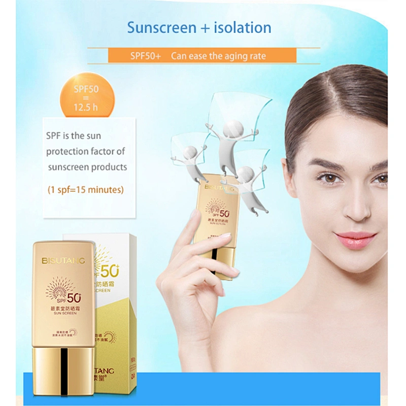 2019 Newest item Whitening sunscreen private label with Waterproof sunscreen lotion spf 50 sunscreen cream