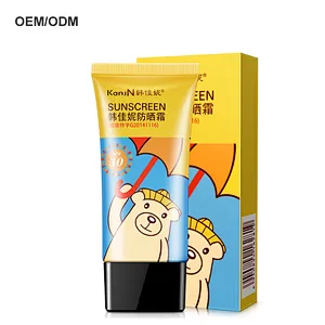2019 Newest bulk sunscreen OEM Design Whitening sunscreen lotion cheap price spf 30 sunscreen cream