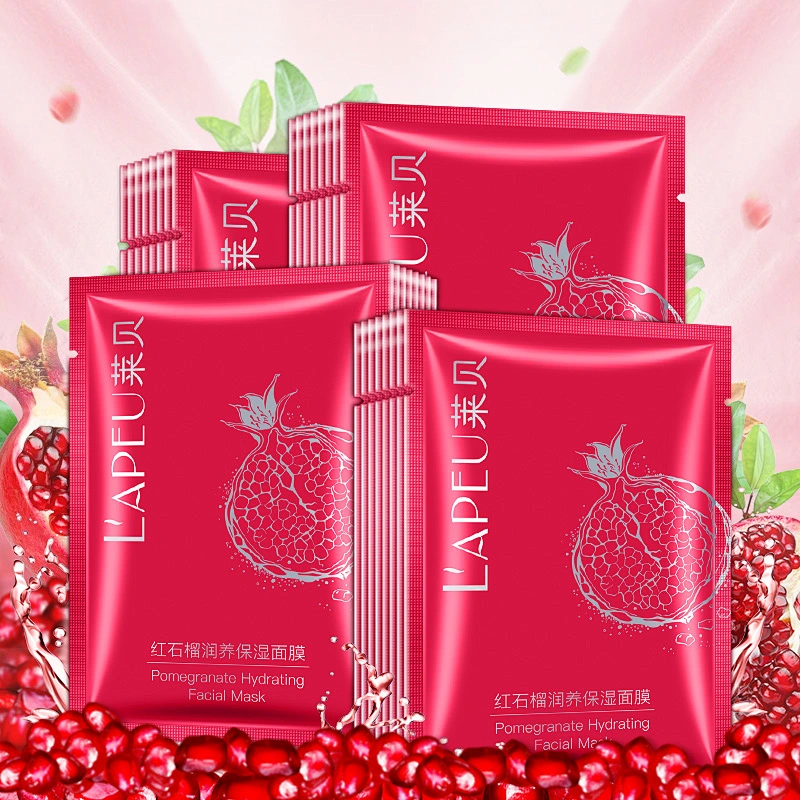 Red pomegranate nourishing hydrating mask natural face pack deep moisturizing facial mask