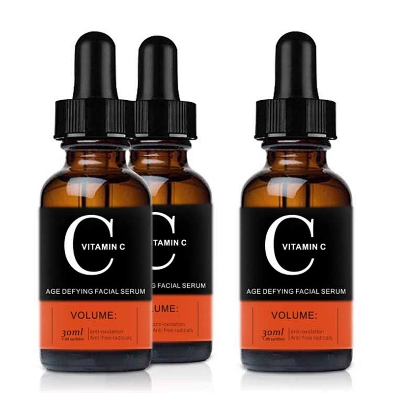 OEM Skin Care Serum Private label Natural Vitamin C Serum Whitening Anti Aging Hyaluronic Acid Serum