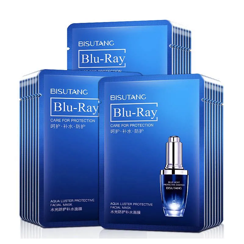 OEM ODM Deep moisturizing hydrating nourishing blu-ray protect water brightening facial mask