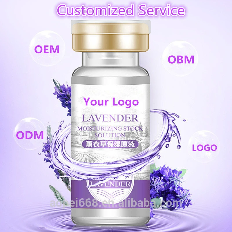 OEM refresh face serum for oily skin lavender essence face serums