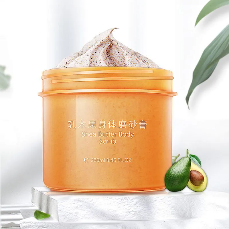 OEM custom body scrub private label natural organic vegan face body exfoliating scrub