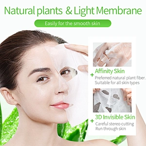 Soothing gel face mask collagen face mask pack aloe vera face sheet mask