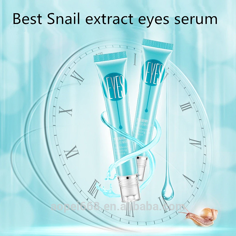 OEM/ODM service snail extract collagen serum private label hyaluronic acid serum for eyes