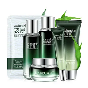 OEM Cosmetic factory Hydrating and Whitening Seaweed hyaluronic acid skin care sets for face