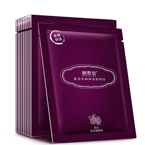 Factory wholesale rose extract hydrating 100% natural silk facial mask sheet