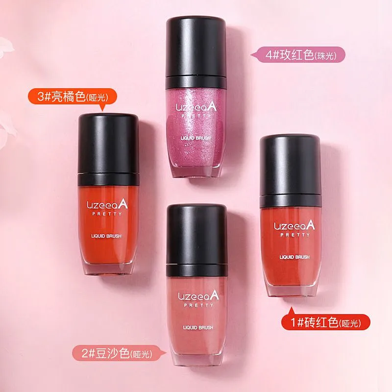 Private label cosmetics long lasting blusher pink mini makeup liquid blush