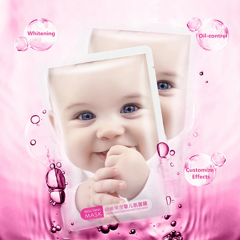 OUPEI factory best selling  baby skin facial face mask sheet with oem facial mask